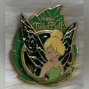 Tinker Bell - The Movie Logo - Leaf - RARE HTF Disney Pin
